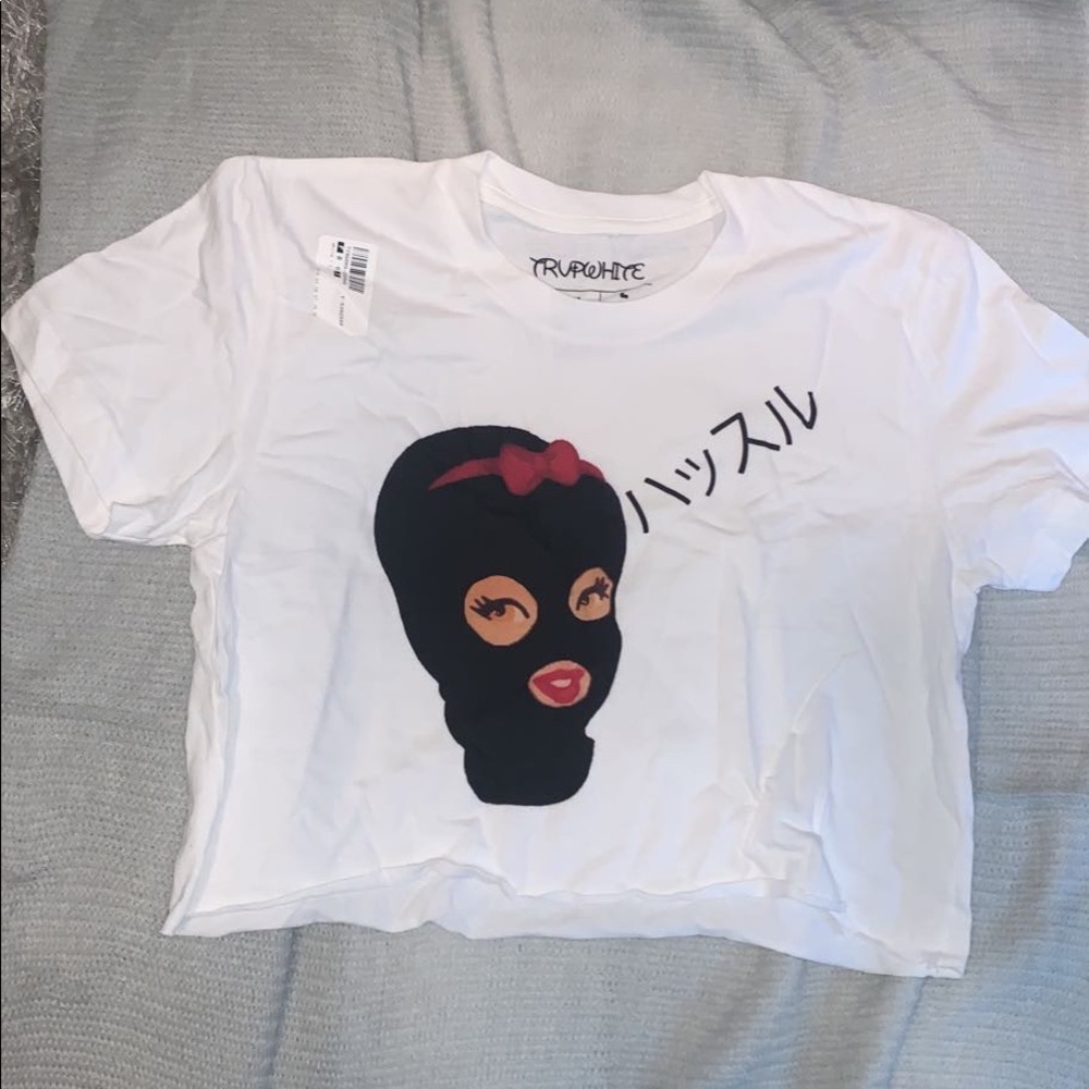 never worn Large crop top